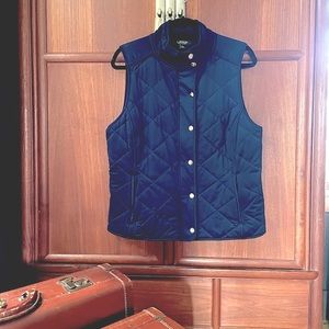 Ralph Lauren navy quilted vest